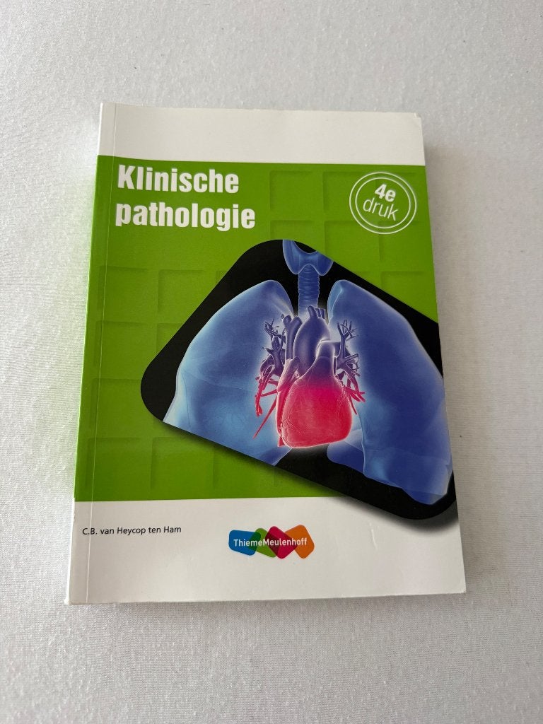 Boek klinische pathologie, ThiemeMeulenhoff, Zo goed als nieuw, Beta, HBO