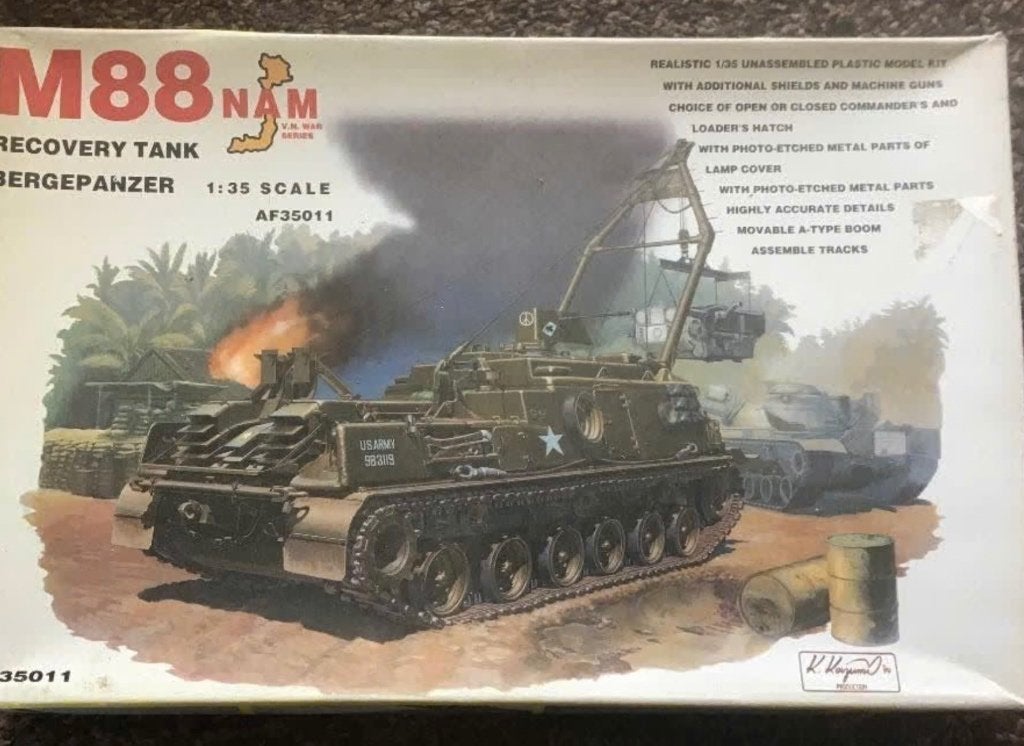 M88 recovery tank - AFV club, Verzenden, Nieuw, 1:35 tot 1:50