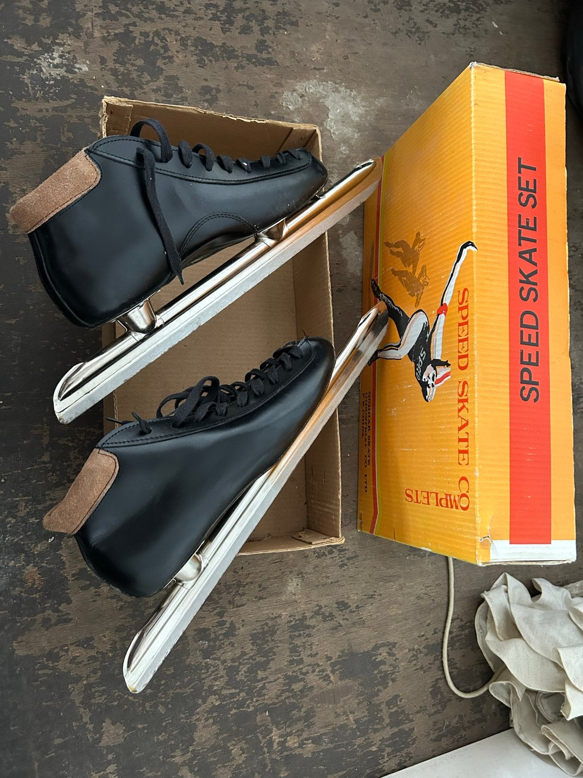 Vintage Speed Schaatsen Set - Maat 42, Sport en Fitness, Schaatsen, Overige merken, Gebruikt, Ophalen of Verzenden, Noren