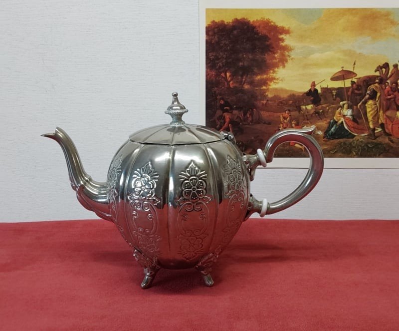 Franse theepot van Tin, Ophalen of Verzenden