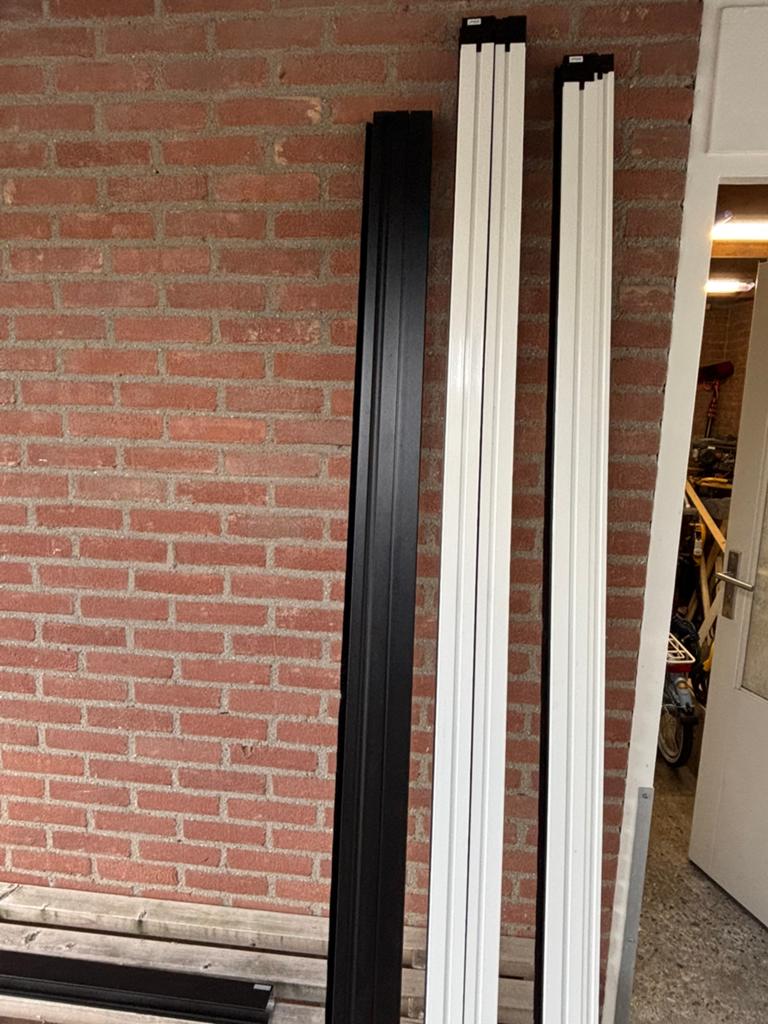 Plissé hordeuren, Doe-het-zelf en Verbouw, Deuren en Horren, Ophalen of Verzenden, Zo goed als nieuw, Binnendeur, 215 cm of meer