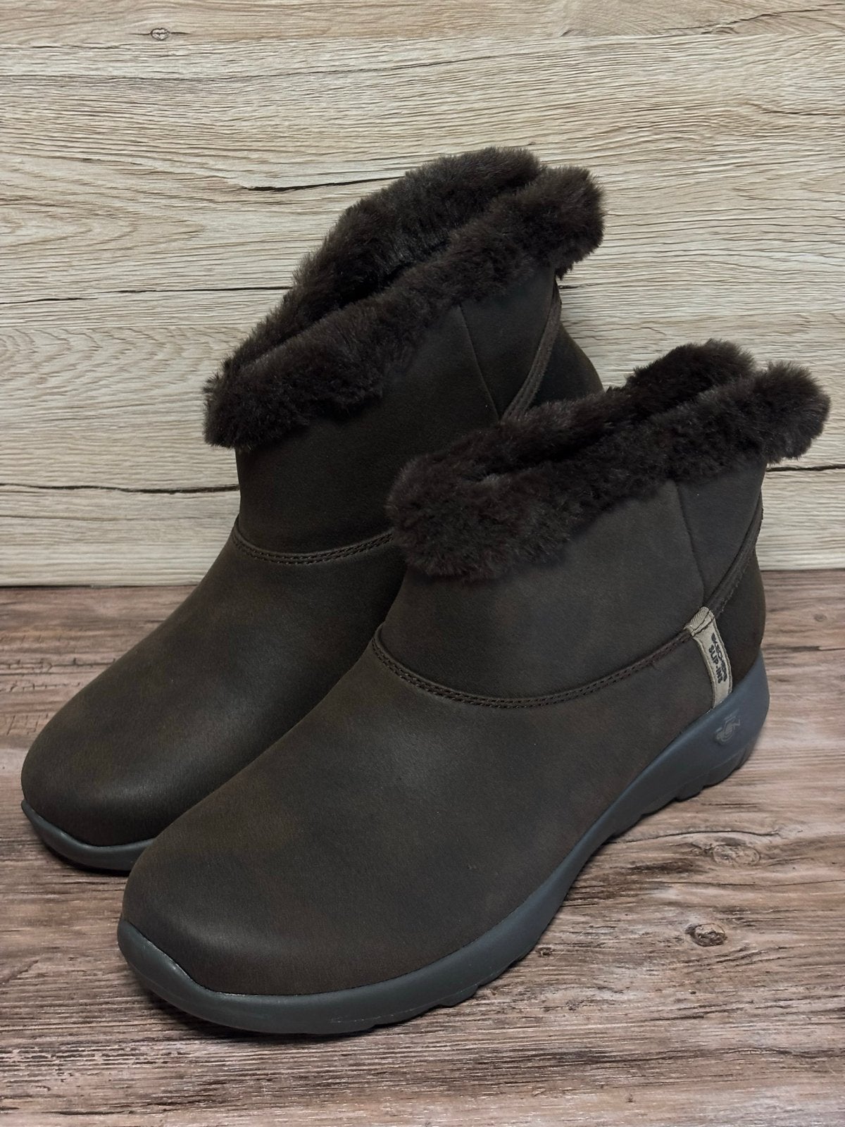Skechers Slip Ins bruine Laarzen dames Maat 40 - 1354, Bruin, Lage of Enkellaarzen, Nieuw, Ophalen of Verzenden