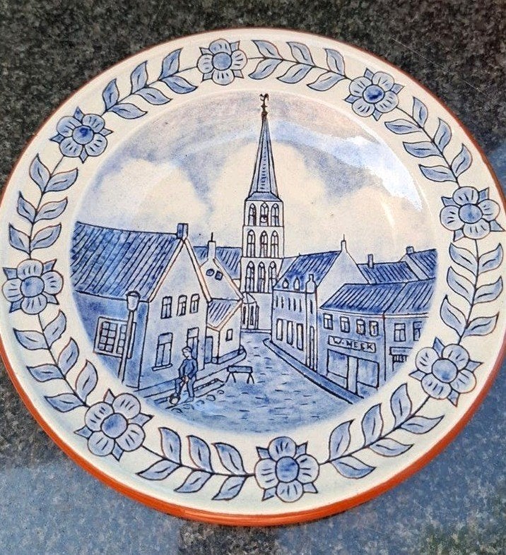 Unica Tegelen st Martinusstraat wandbord JaBo, Ophalen of Verzenden