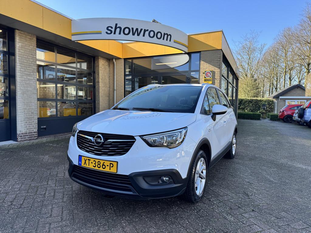 Opel Crossland X 1.2 Turbo Edition Airco Navi Carplay, Auto's, Voorwielaandrijving, 840 kg, Gebruikt, Euro 6