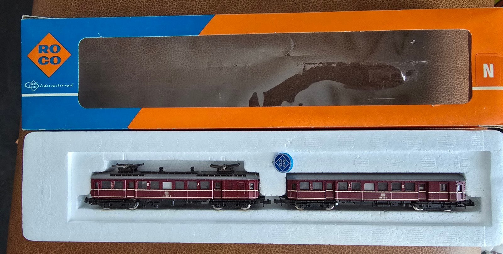 Roco 2160A Spoor N Treinset met Locomotief en Wagon, Treinset, Gelijkstroom, Ophalen of Verzenden, Zo goed als nieuw