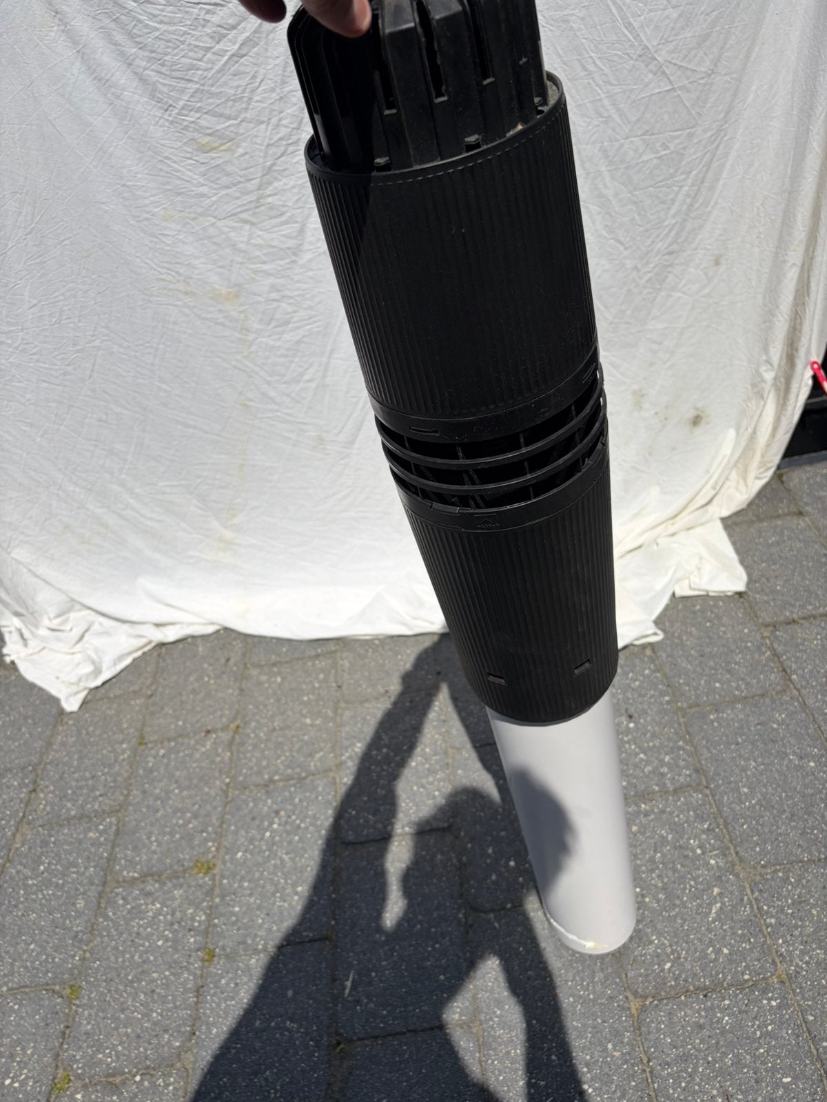 Ubbink rookgassen afvoer, Ophalen