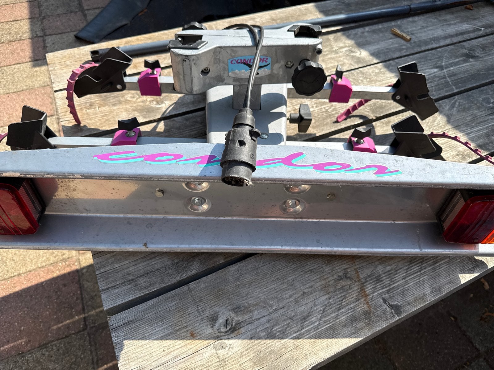 Condor trekhaak fietsendrager - Max 45 kg, Ophalen, 2 fietsen, Gebruikt, Trekhaakdrager