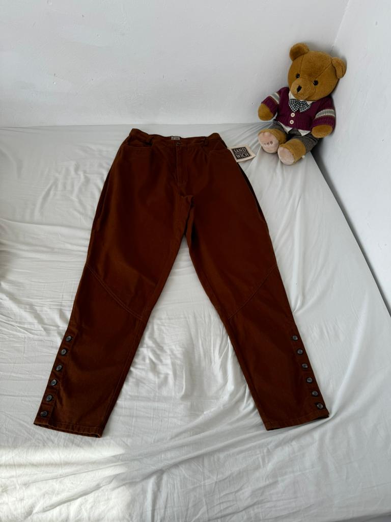 Nieuwe Sandwich broek, Bruin, Maat 46/48 (XL) of groter, Nieuw, Ophalen of Verzenden
