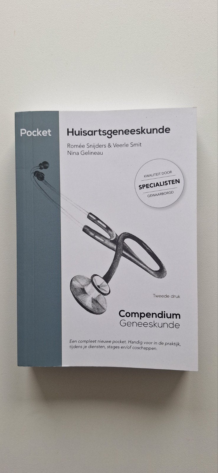 Pocket Huisartsgeneeskunde - Compendium Geneeskunde, Boeken, Romée Snijders & Veerle Smit, Ophalen of Verzenden, Beta, WO