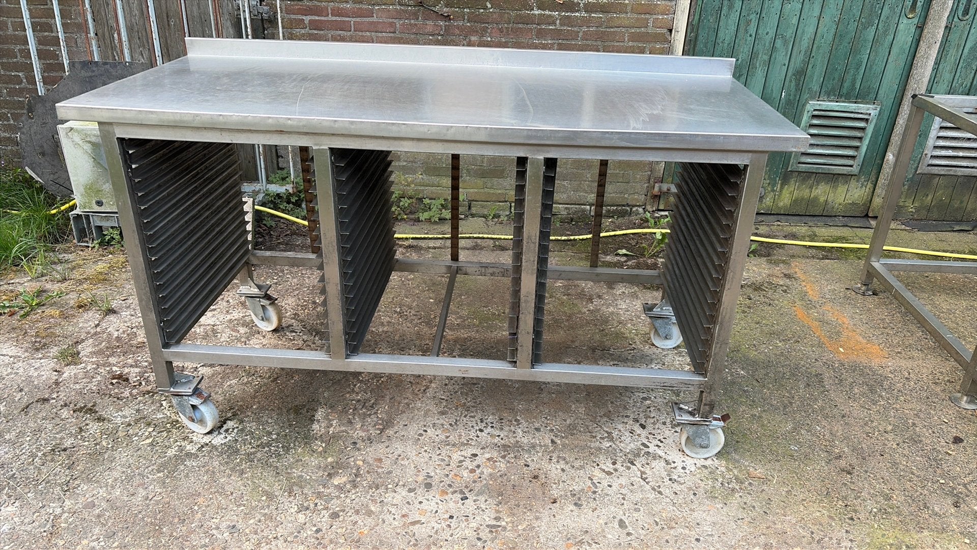 Roestvrijstalen bakker tafel, Ophalen, Gebruikt