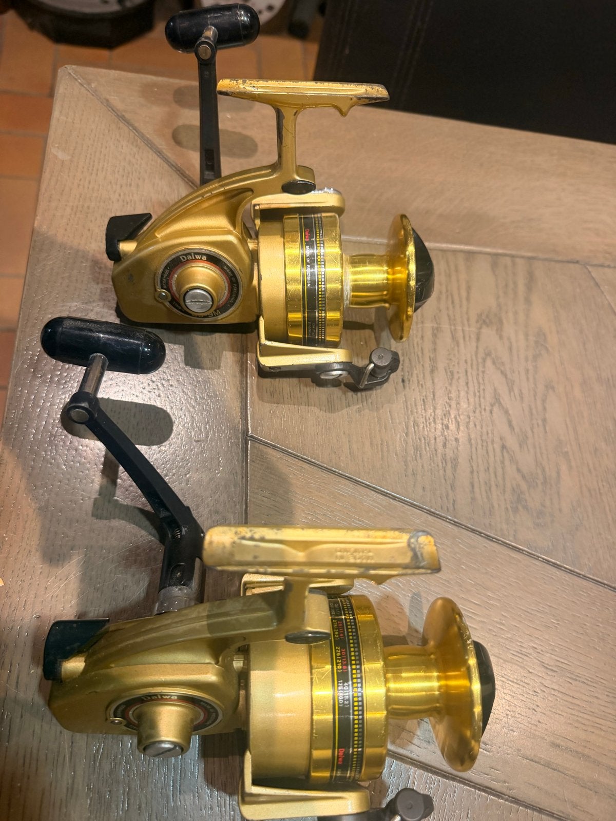 Daiwa Gold GS-9 Molens (2 stuks), Ophalen of Verzenden, Gebruikt, Molen
