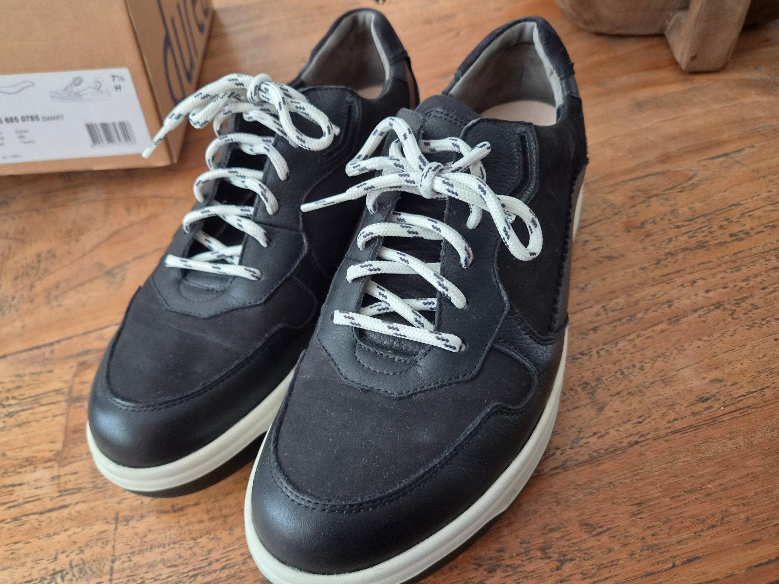 Durea sneakers zwart - Maat 41.5 H, Durea, Zwart, Ophalen of Verzenden, Sneakers of Gympen