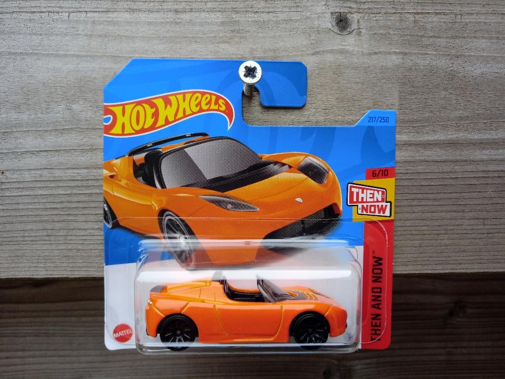 Tesla Roadster Hotwheels, Hobby en Vrije tijd, Modelauto's | Overige schalen, Ophalen, Nieuw, Auto