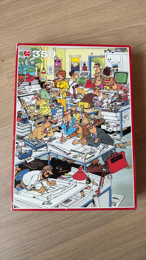 Jan van Haasteren - Het reclameburo (350 stuks), Hobby en Vrije tijd, Denksport en Puzzels, Ophalen, Minder dan 500 stukjes, Gebruikt