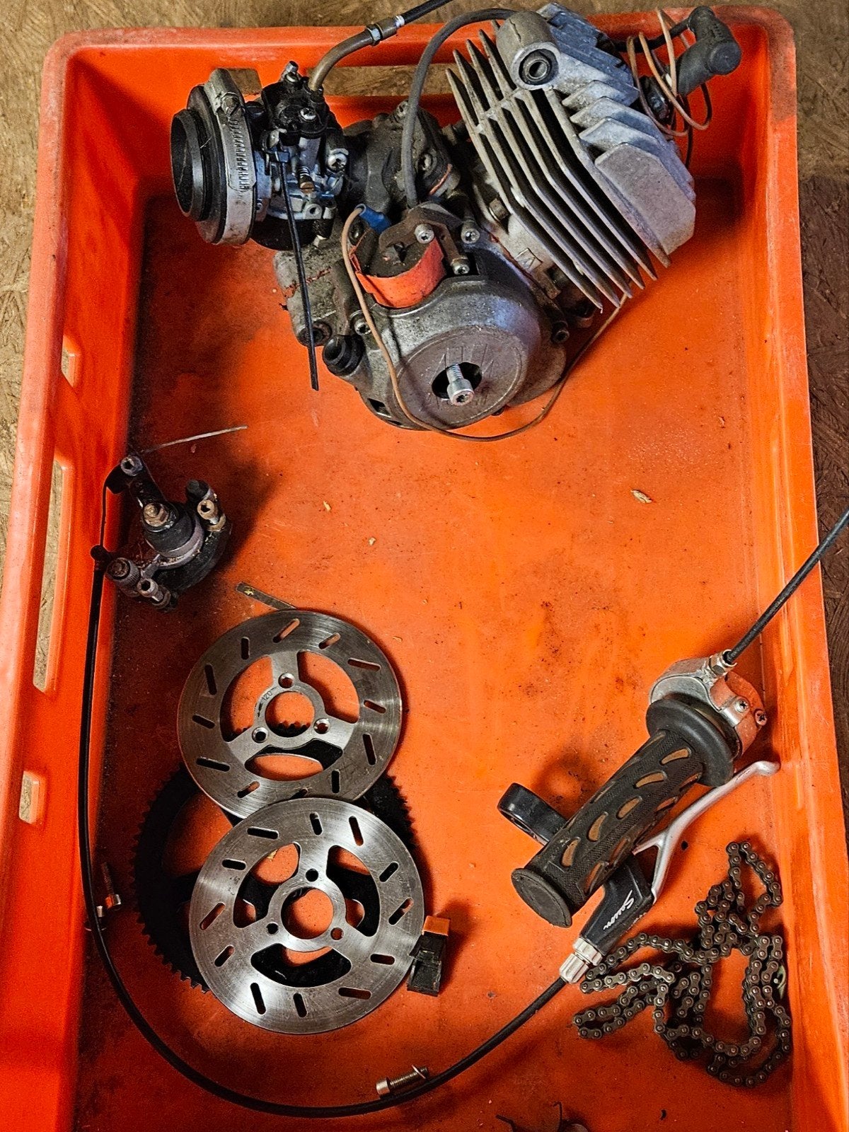 minibike onderdelen, Ophalen, Gebruikt, Overige typen