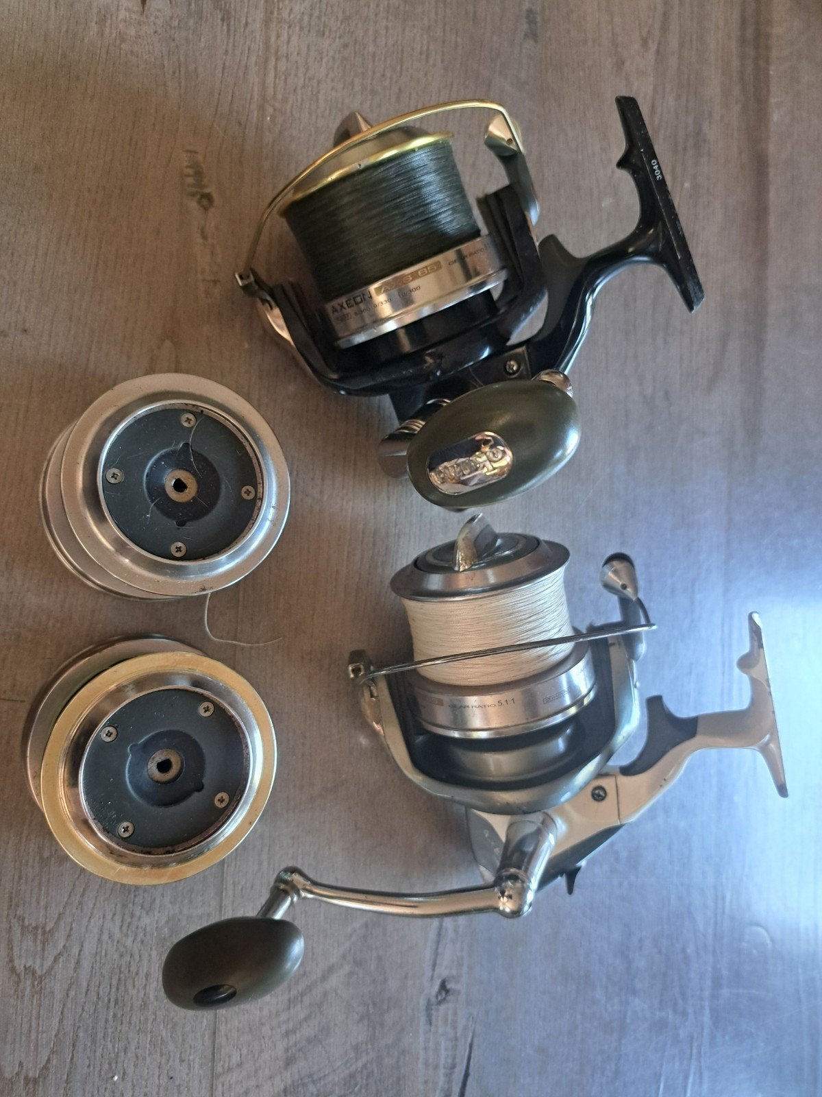 2 stuks Okuma Axeon €80, Ophalen of Verzenden, Molen