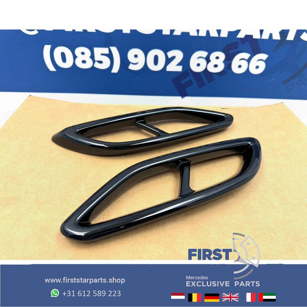 AMG LINE UITLAAT SIERLIJSTEN ZWART L/R Mercedes A B C CLA G