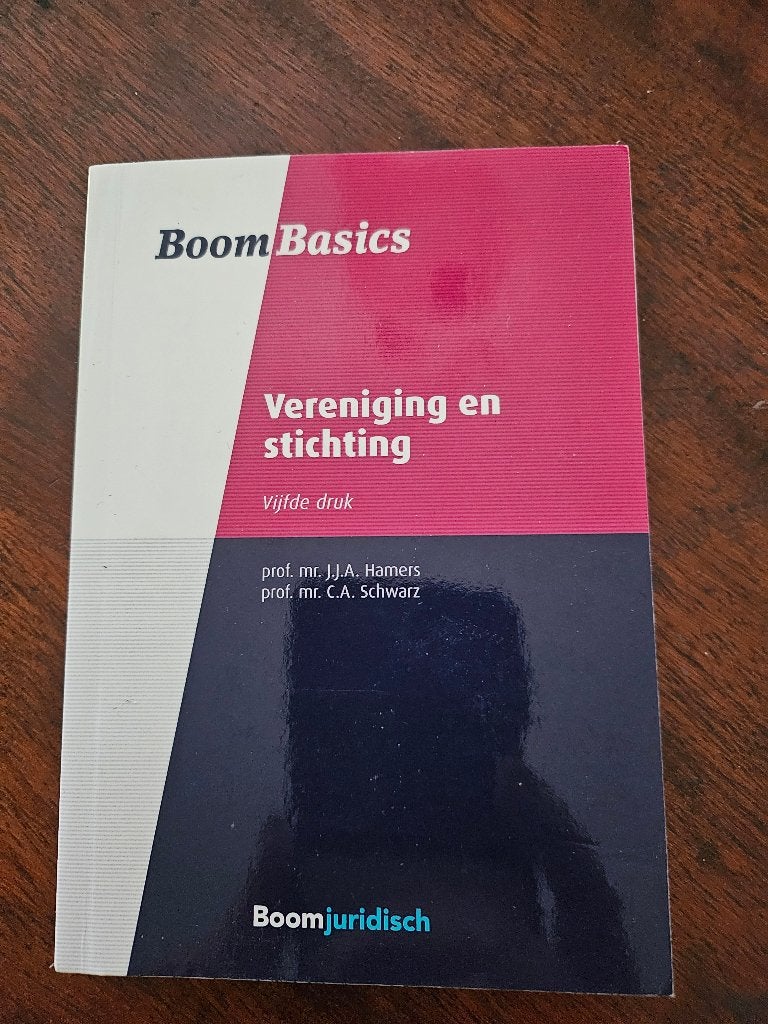Boom Basics Vereniging en stichting, Boeken, Studieboeken en Cursussen, Ophalen of Verzenden, Beta, Zo goed als nieuw, HBO