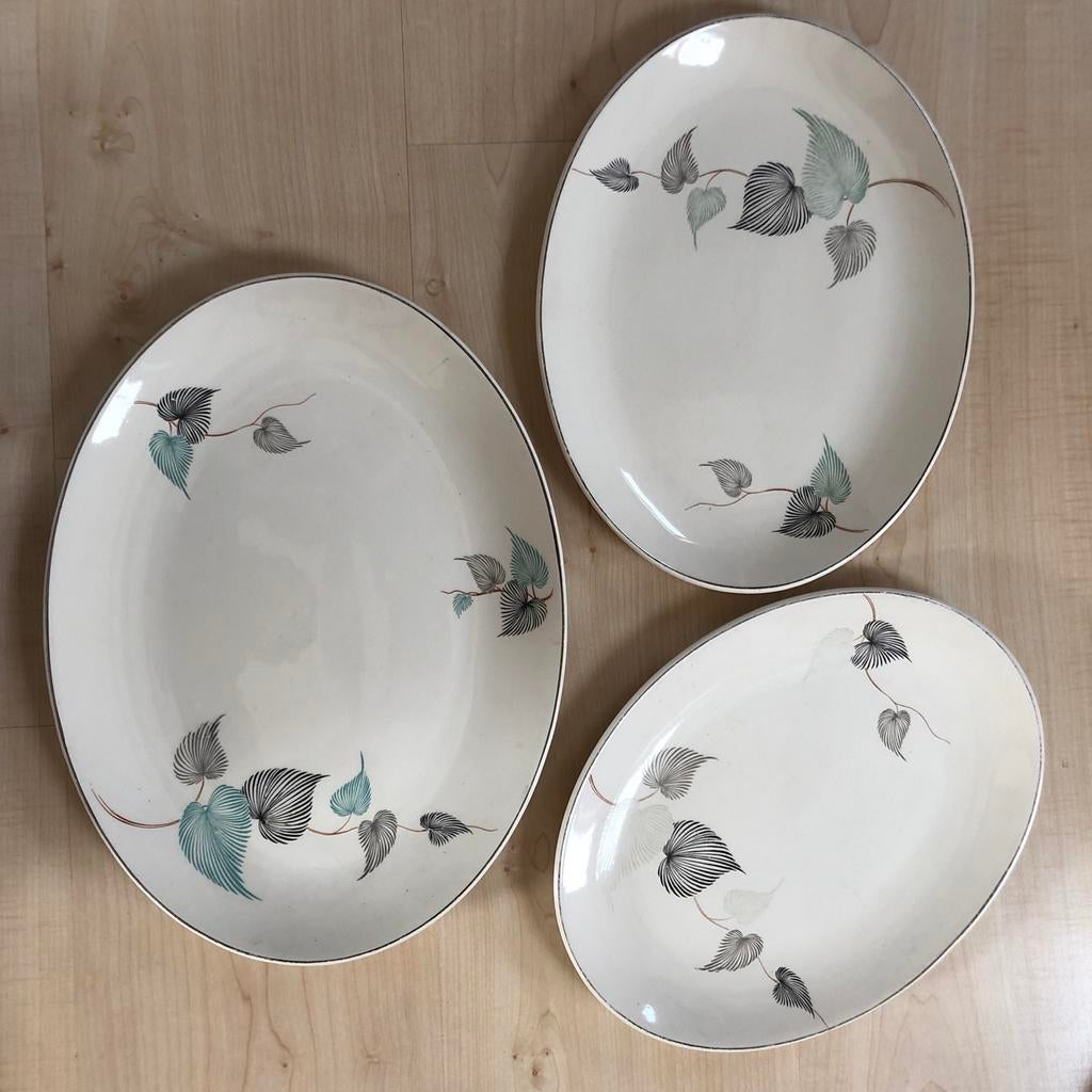 Vintage J.G. Meakin Sol schalen set - 3 stuks, Antiek en Kunst, Antiek | Servies compleet, Ophalen