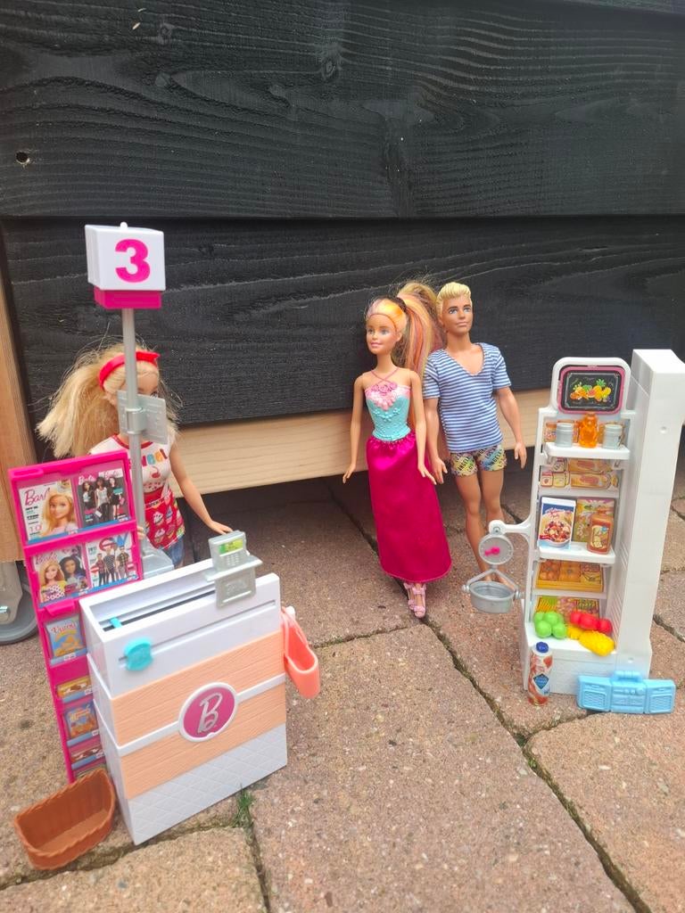 Barbie winkel set., Ophalen, Barbie