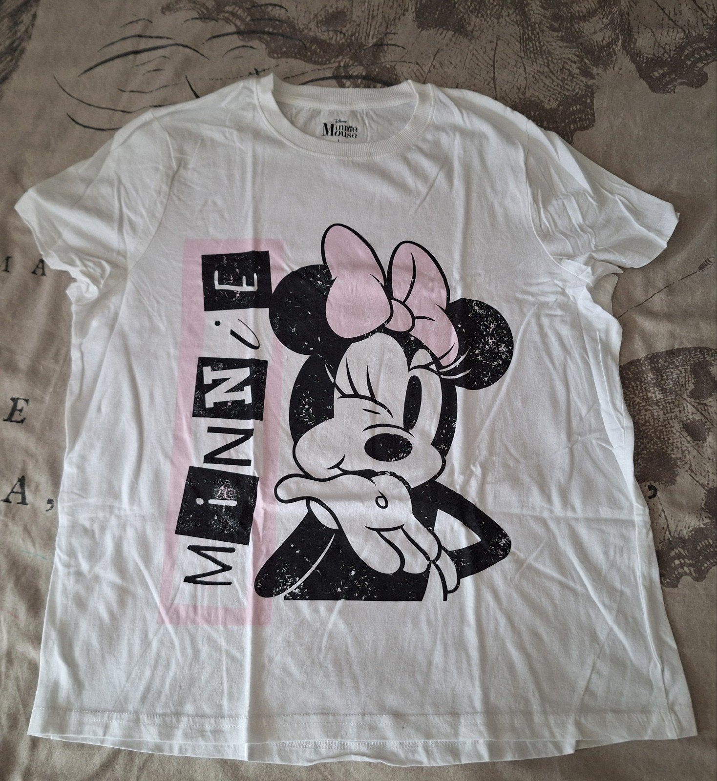 Minnie Mouse tshirt NIEUW, Kleding | Dames, Wit, Maat 42/44 (L), Ophalen of Verzenden, Korte mouw