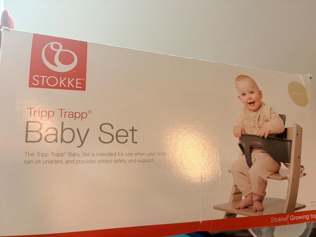 Trip trap baby set, Kinderen en Baby's, Kinderstoelen, Ophalen, Zo goed als nieuw, Meegroeistoel, Stoelverkleiner