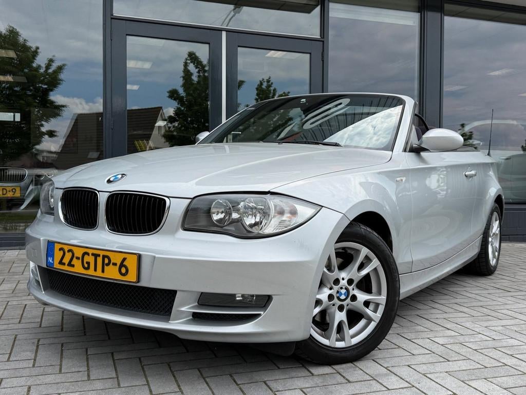 BMW 1-serie Cabrio 118i Executive 71000km Nap Airco, Auto's, 1-Serie, Cabriolet, 4 stoelen, Origineel Nederlands
