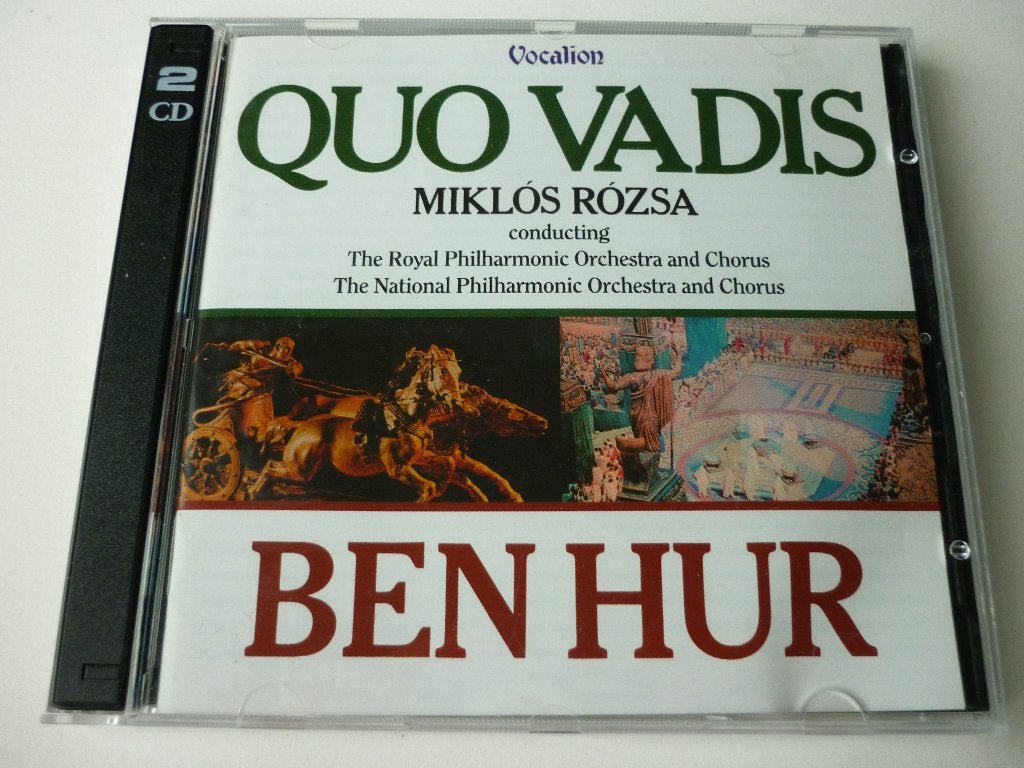 Miklós Rózsa ‎– Quo Vadis / Ben Hur, Gebruikt, Soundtrack, Ophalen of Verzenden, Album