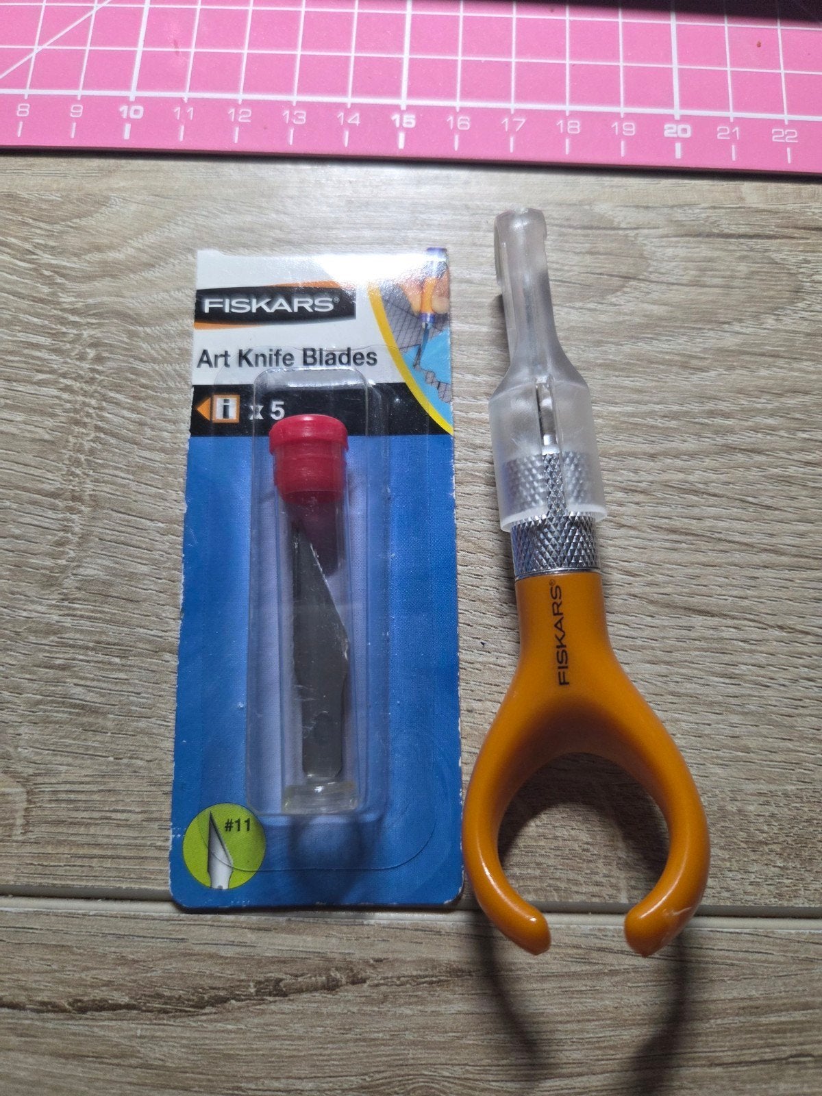 vingermes Fiskars met reservemes, Ophalen of Verzenden, Zo goed als nieuw, Overige typen