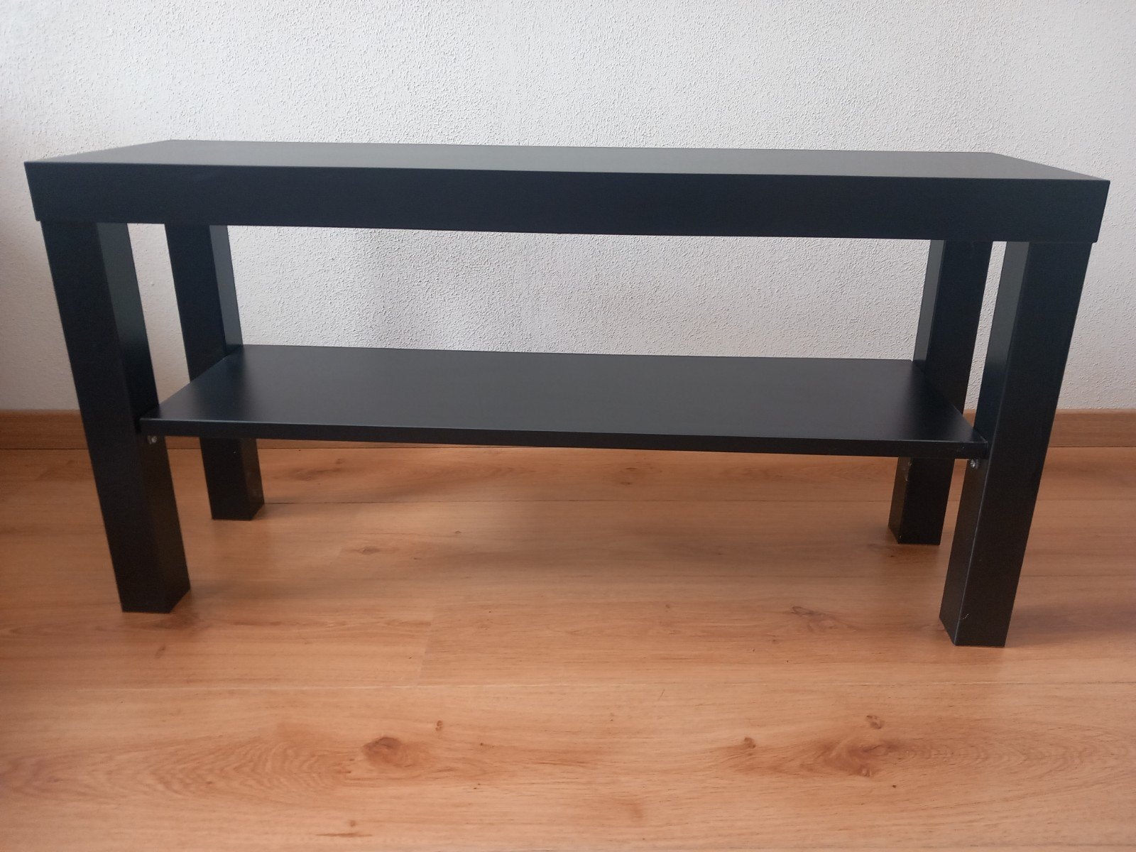IKEA LACK TV-meubel/bijzettafel zwart 90x26x45cm, Ophalen, Gebruikt, 50 tot 100 cm, 50 tot 100 cm