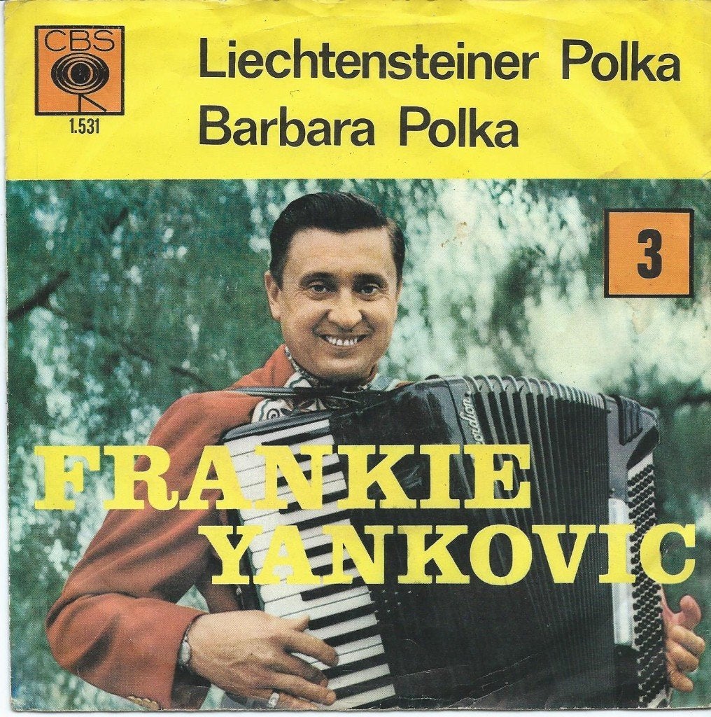 Frankie Yankovic- Liechtensteiner Polka, Cd's en Dvd's, Vinyl Singles, Fotohoes, Verzenden, Zo goed als nieuw, Pop