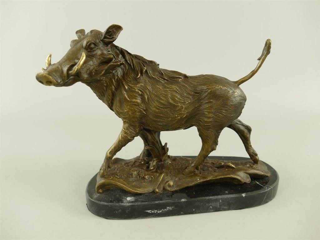 bronzen zwijn , zwijn, Antiek en Kunst, Ophalen of Verzenden
