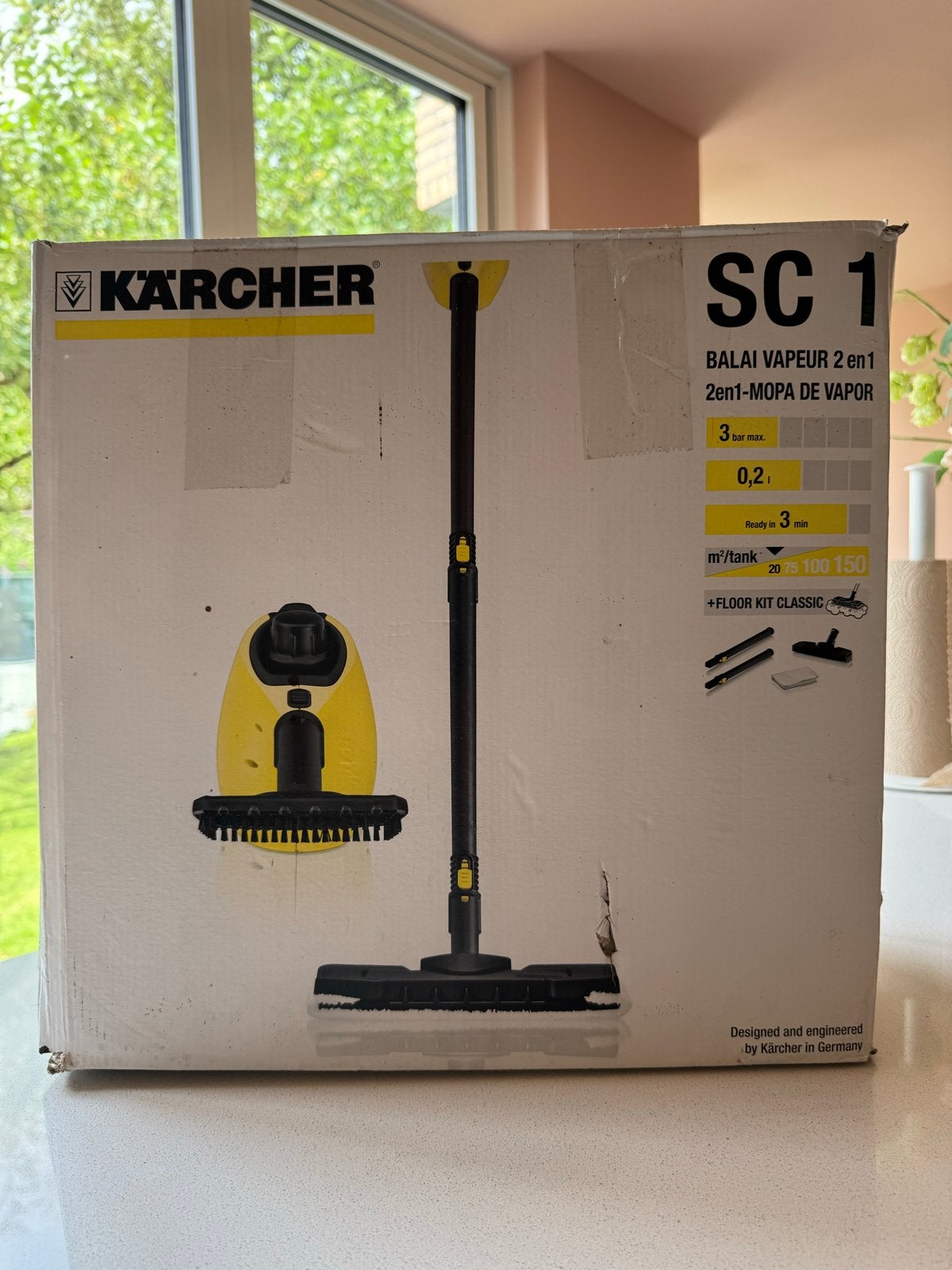 Kärcher SC 1 Stoomreiniger - Compact en Krachtig, Witgoed en Apparatuur, Stoomapparaten, Ophalen of Verzenden, Zo goed als nieuw