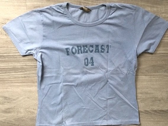 NIEUW grijs-blauw Forecast shirt. Maat L is maat 42., Blauw, Forecast, Maat 42/44 (L), Nieuw
