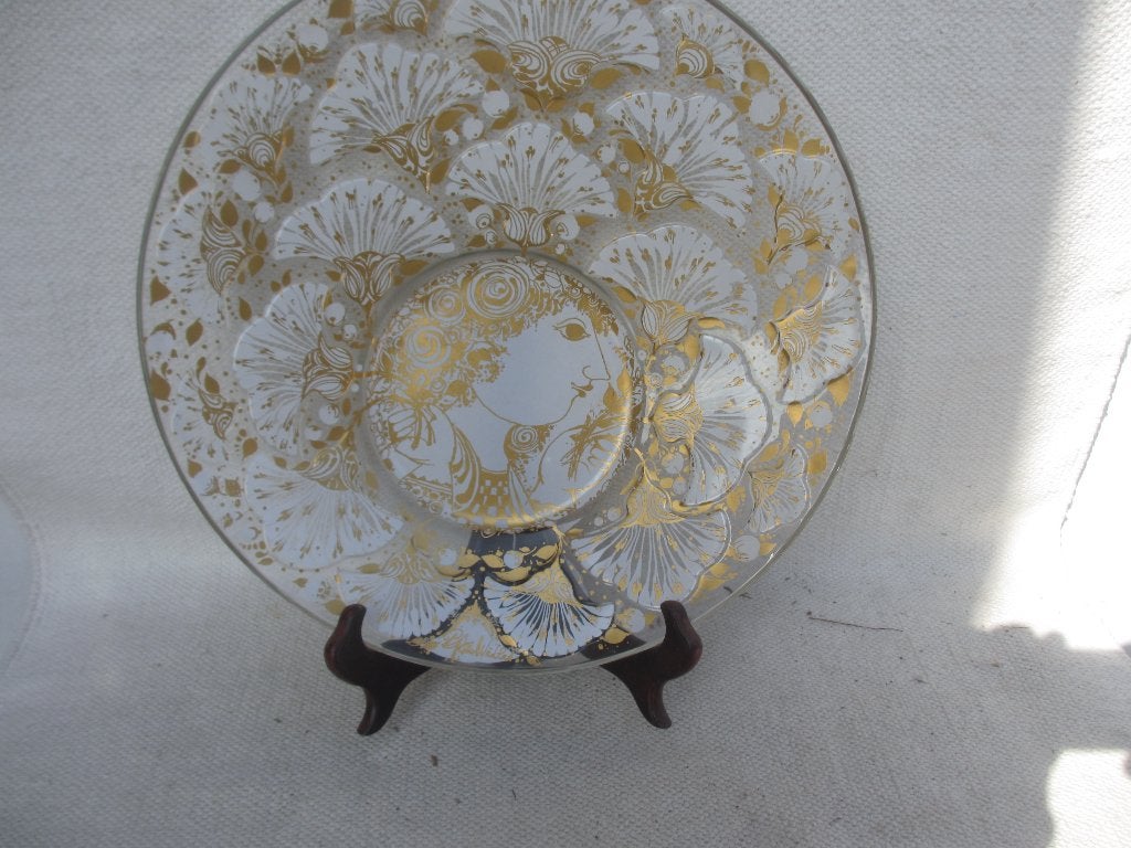 ROSENTHAL BJÖRN WIINBLAD 1976 glazen schaal, Ophalen of Verzenden