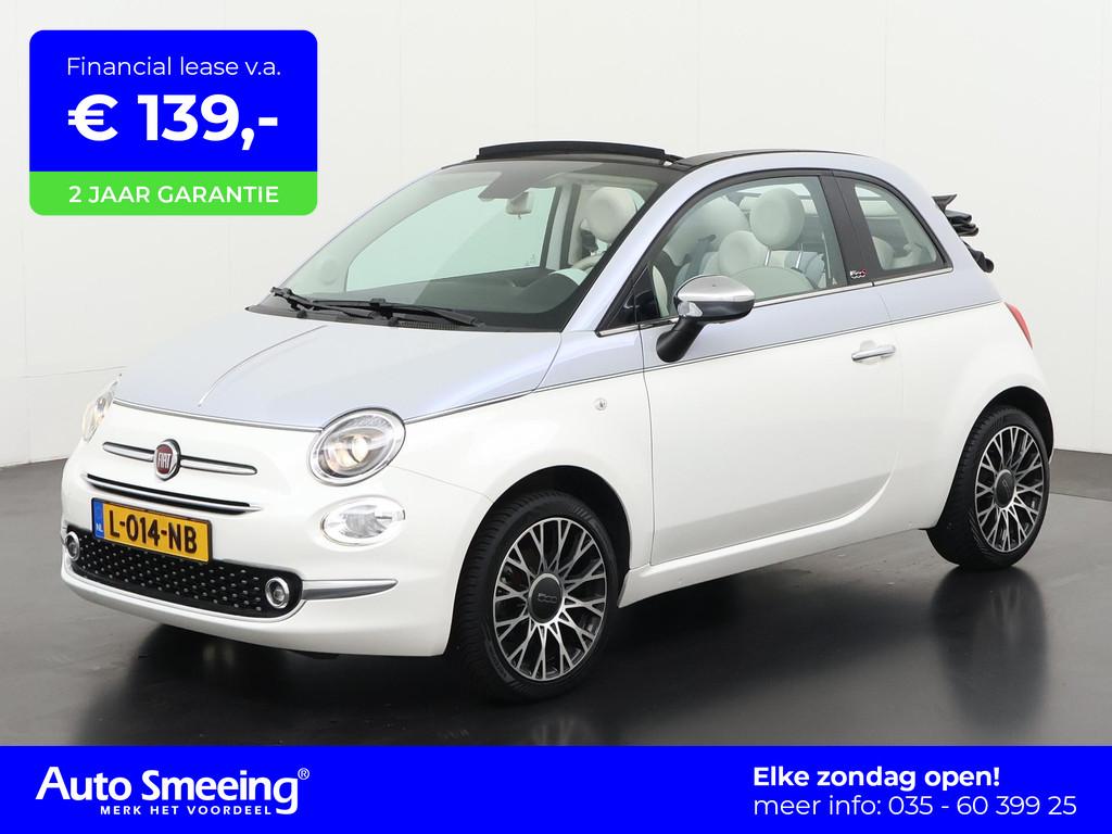 Fiat 500C 1.2 Collezione Lounge | Parkeersensor | Navigatie, Voorwielaandrijving, 12 maanden, Stof, Gebruikt