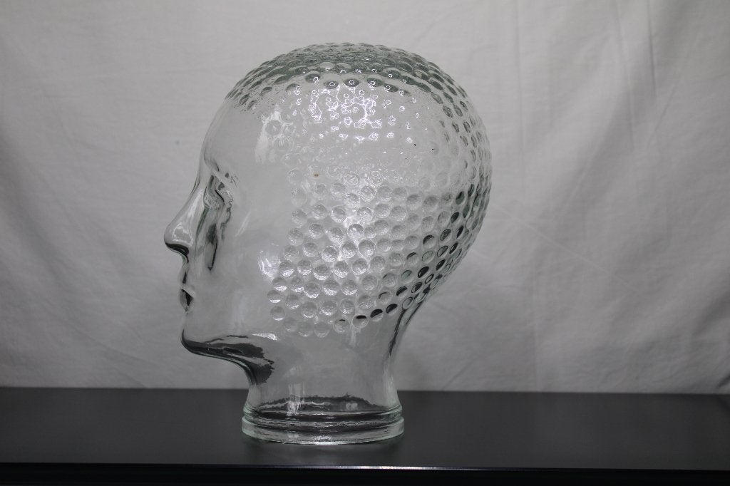 Glazen Hoofd Mannequin - Decoratief en Praktisch, Ophalen of Verzenden, Huis en Inrichting