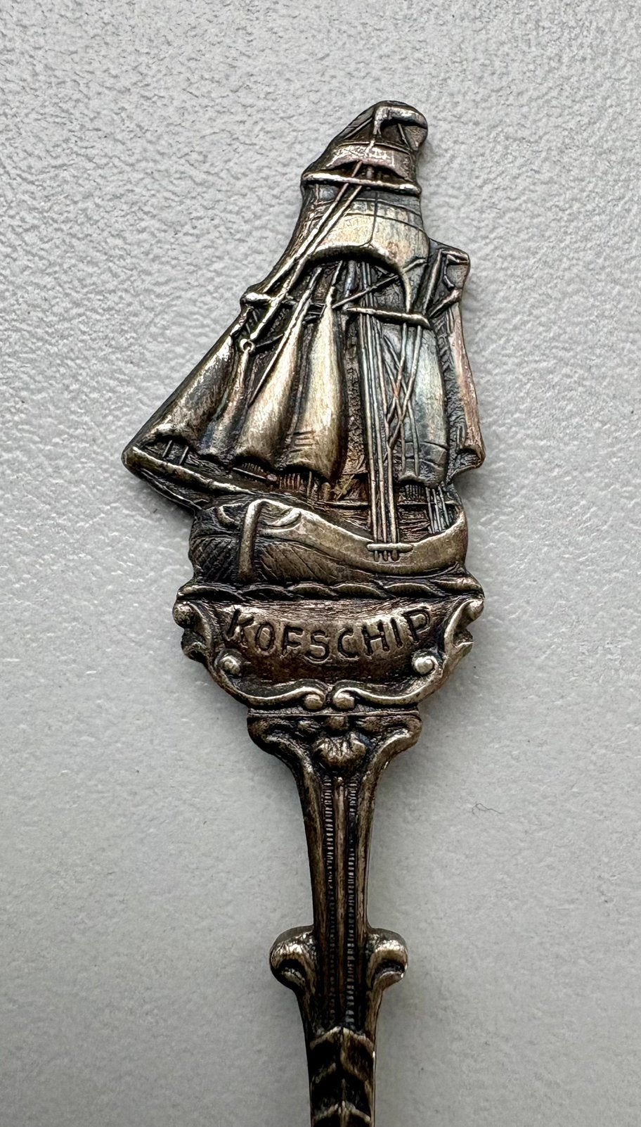 Theelepel KOFSCHIP (Scheepvaart), Verzenden