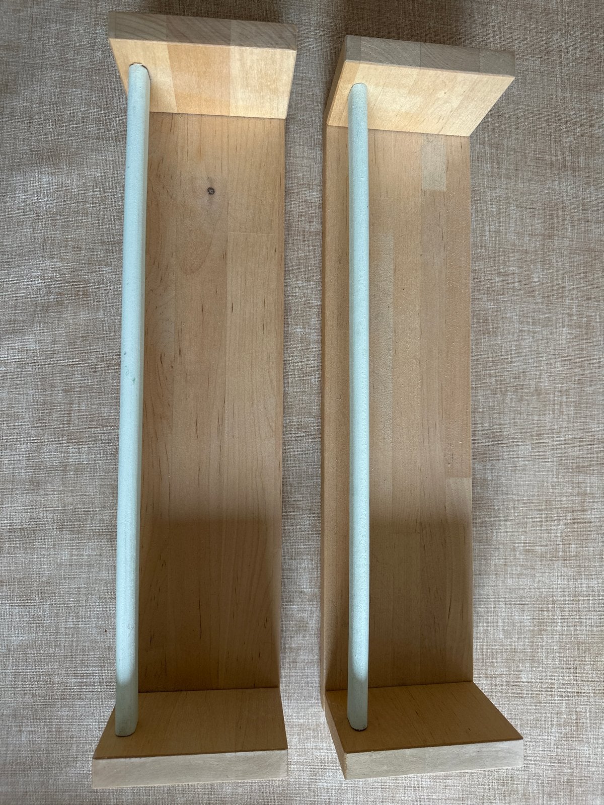 Ikea boekenplankjes, deels mintgroen geverfd, Ophalen of Verzenden, Gebruikt
