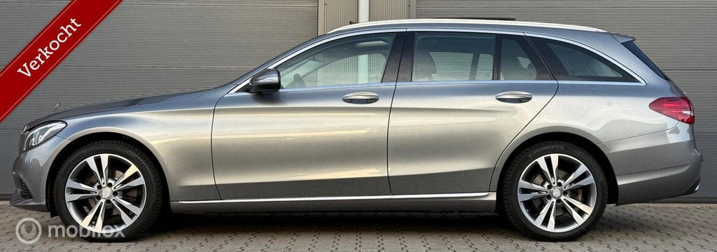 Mercedes C-klasse Estate 180 Prestige Pano.dak/Trekhaak/LED/, Automaat, Achterwielaandrijving, Euro 6, Met garantie (alle)