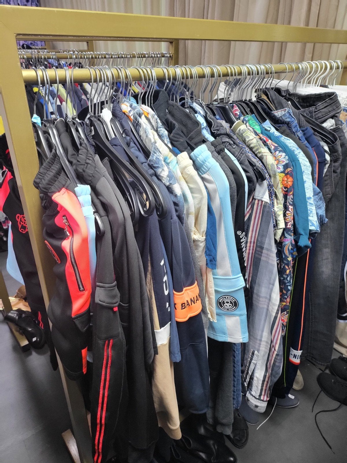 Partij merk kleding Mix dames heren Kids 100 stuks mix maten, Ophalen of Verzenden
