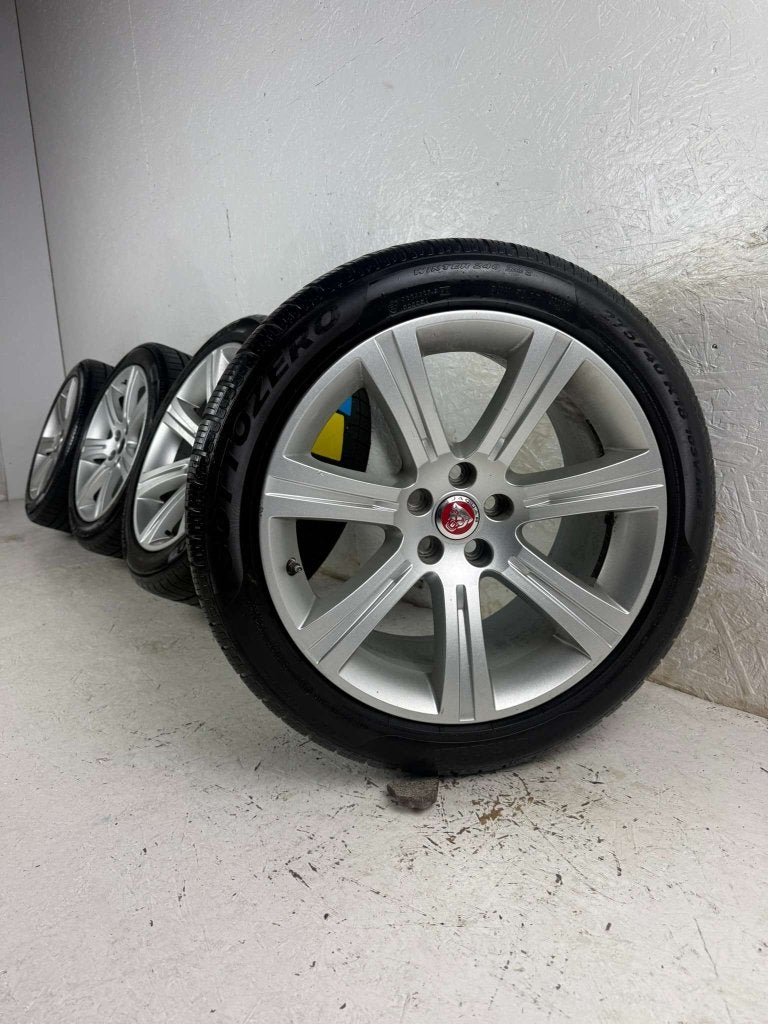 Jaguar XK X- S-Type velgen 18" 5x108 winterset XJ breedset, Auto-onderdelen, Banden en Velgen, Niet ingevuld, 18 inch, Gebruikt