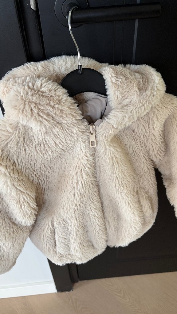 Zara teddy jas, Kinderen en Baby's, Meisje, Ophalen of Verzenden, Zo goed als nieuw, Zara