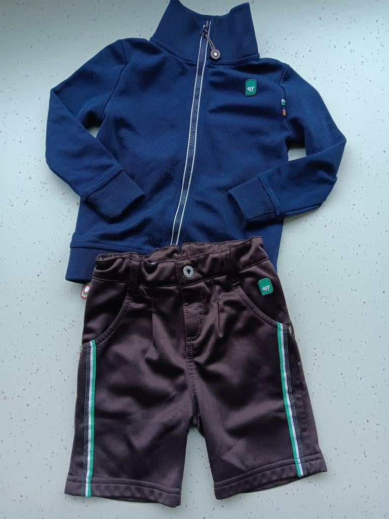 4FunkyFlavours 86 92 set vestje shorts, Gebruikt, Truitje of Vestje, Ophalen of Verzenden, 4 funky flavours