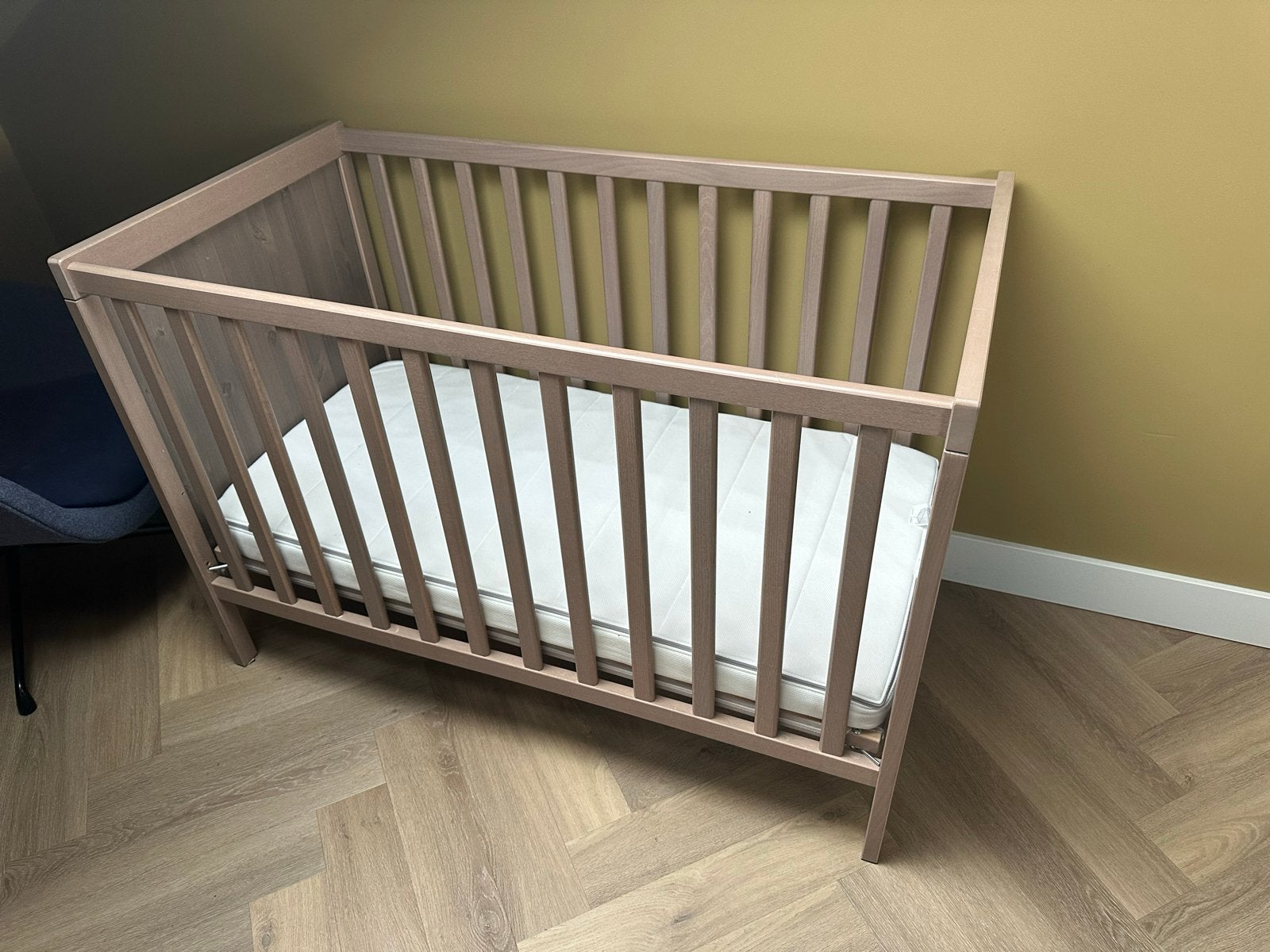 IKEA Sundvik Ledikant met Matras - 120x60 cm, Ophalen, Gebruikt, 70 tot 85 cm, Minder dan 140 cm