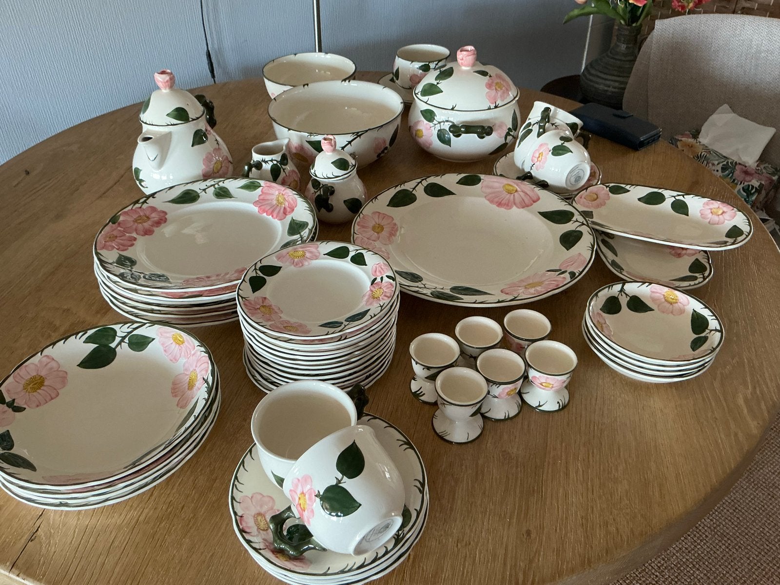 Villeroy & Boch Wild Rose Servies - Diverse delen, Huis en Inrichting, Gebruikt, Klassiek, Villeroy & Boch, Ophalen of Verzenden