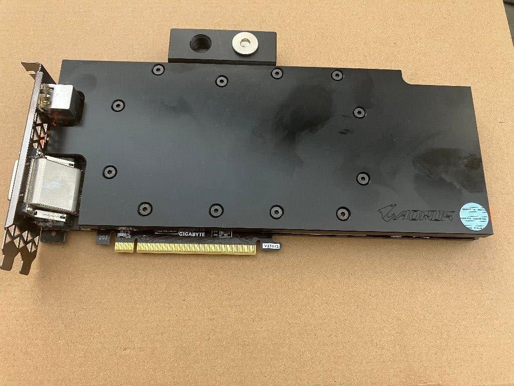 Gigabyte AORUS GTX 1080 Ti 11GB + waterblok + luchtkoeler, Computers en Software, PCI-Express 3, HDMI, Ophalen of Verzenden, Nvidia
