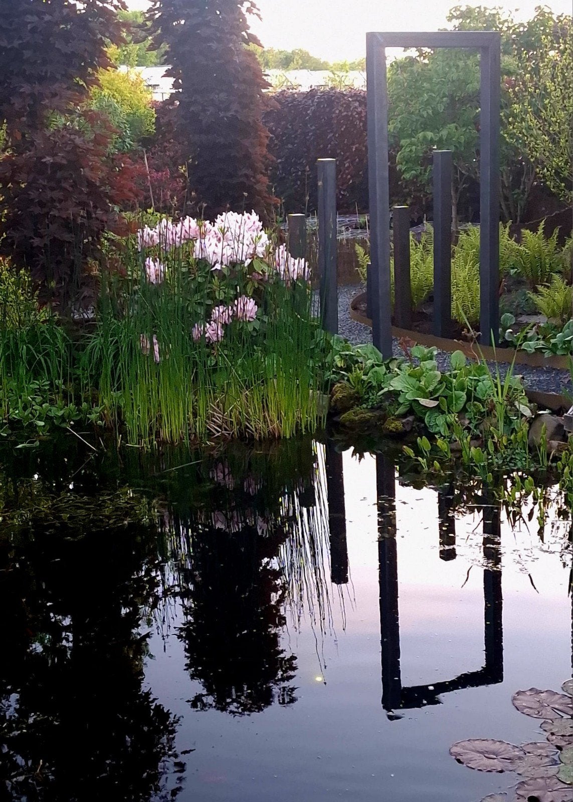 Moderne stalen tuinobjecten / kunstwerken, Tuin en Terras, Planten | Bomen, Overige soorten, Bloeit niet, Ophalen