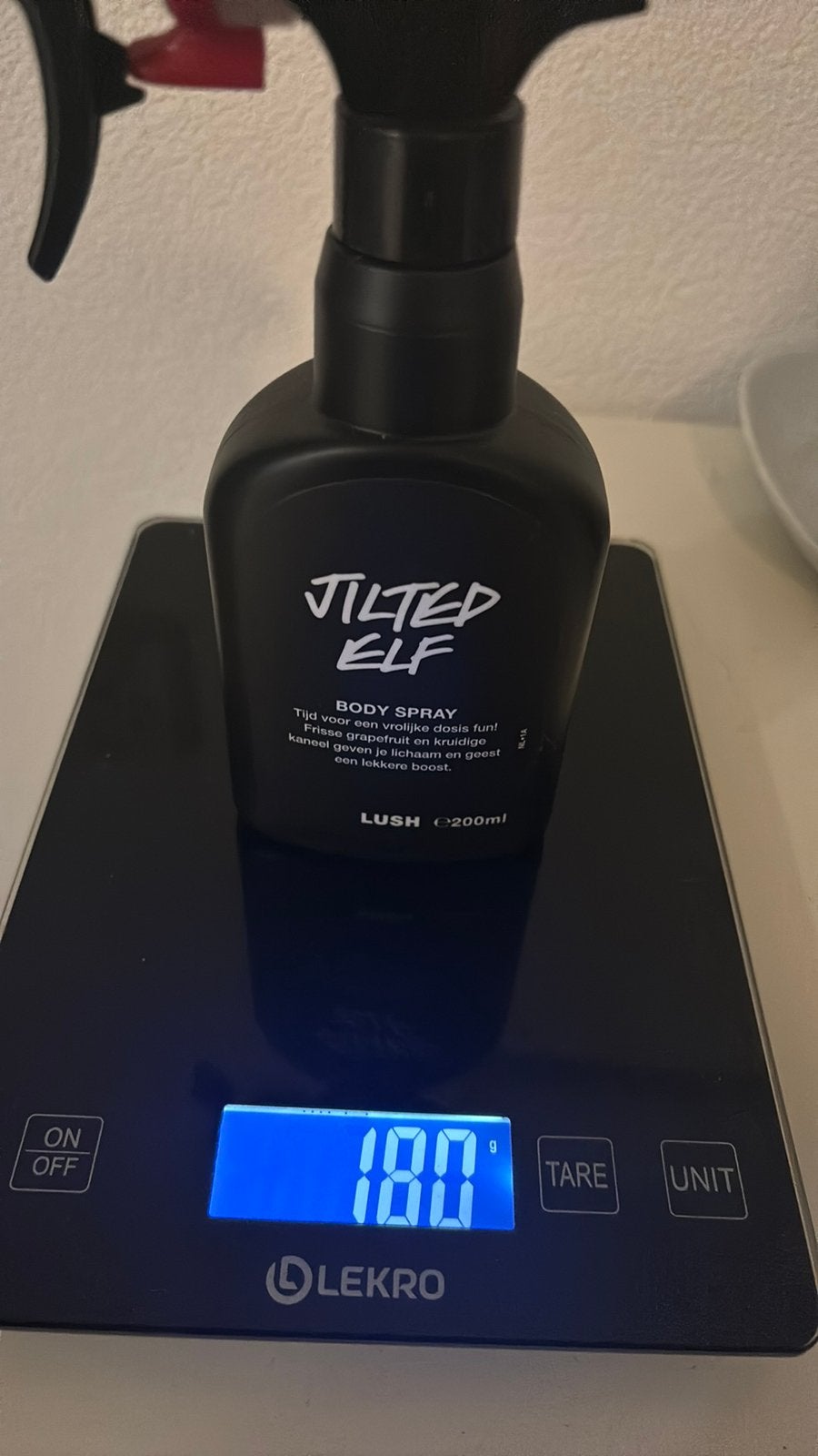 Jilted Elf Lush Body spray, Verzenden, Zo goed als nieuw