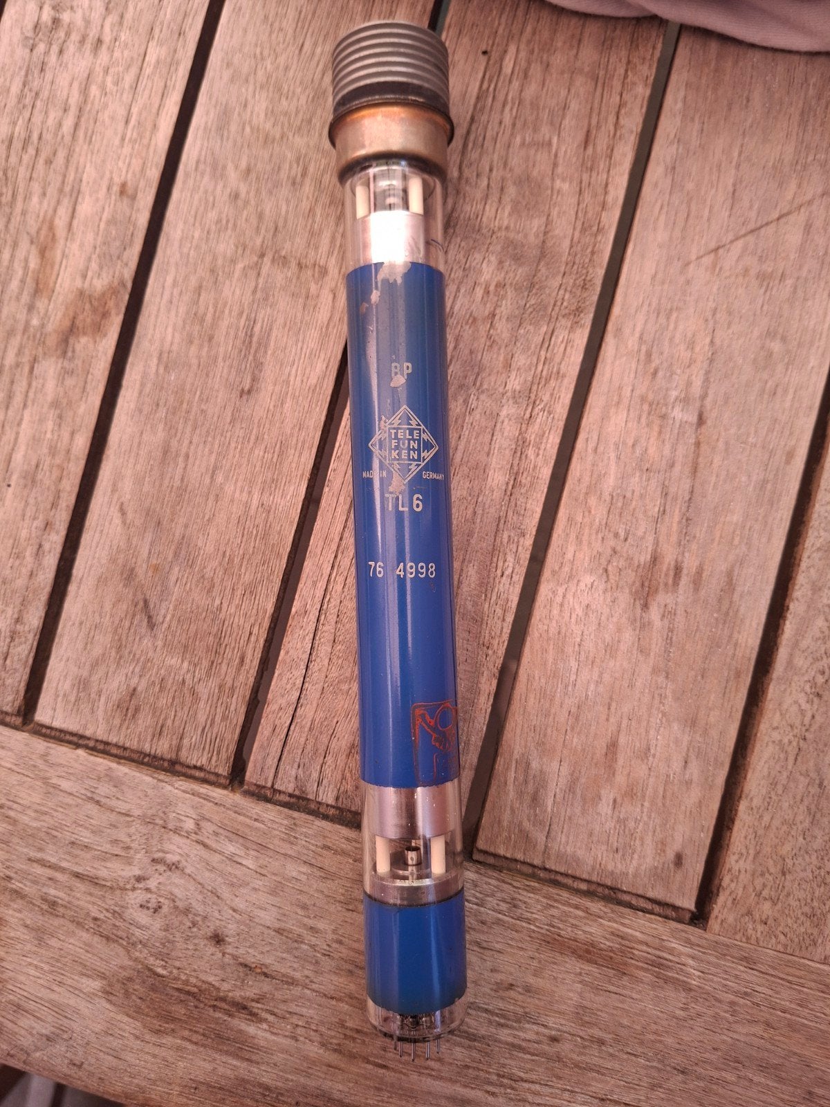 TELEFUNKEN TL6 ZELDZAME VACUÜMBUIS, Ophalen of Verzenden